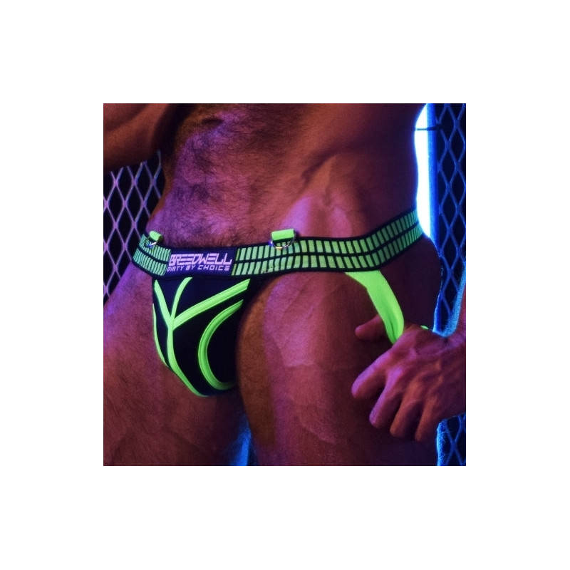 Breedwell Jockstrap Hybred Vert Neon